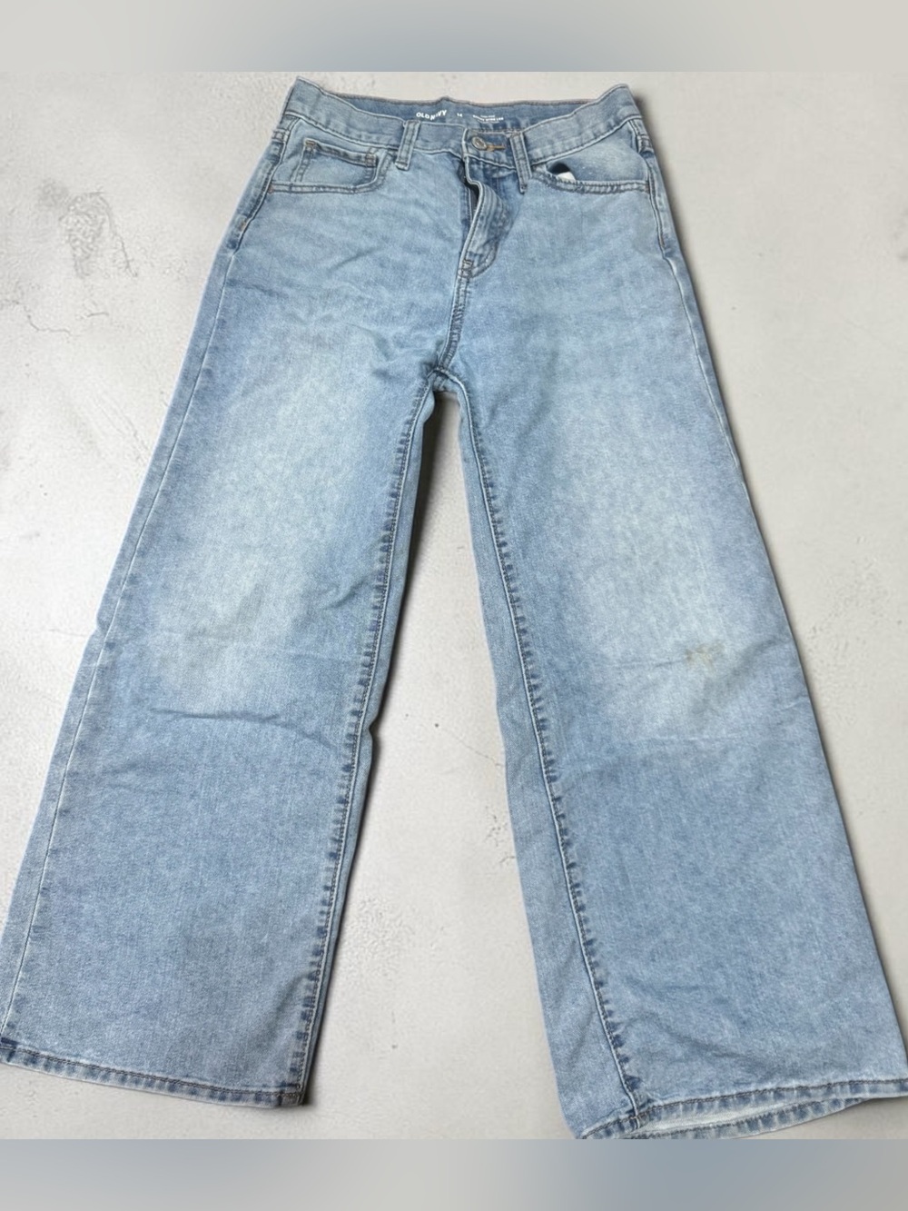 Old navy girls size 14 Light Wash Wide Leg Jeans